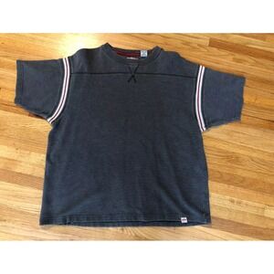 Zero Nineteen 90s Y2k Tee Shirt Mens Large Black Short Sleeve Crew Neck Pullover